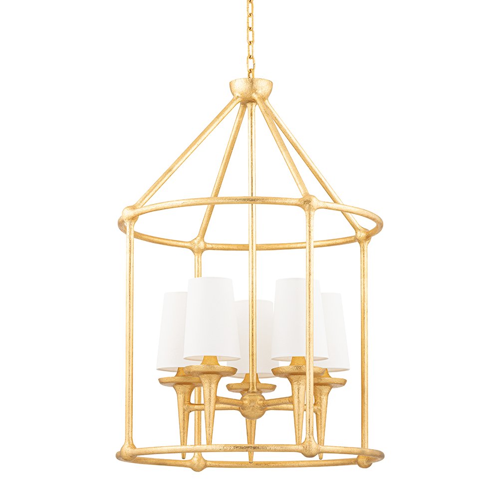 Torch Lantern, Gold Leaf. Picture 1