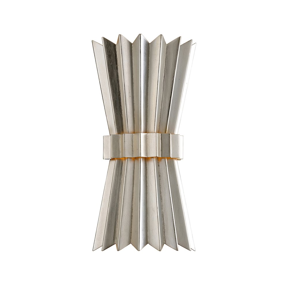 Moxy Wall Sconce, Warm Silver Leaf. Picture 1