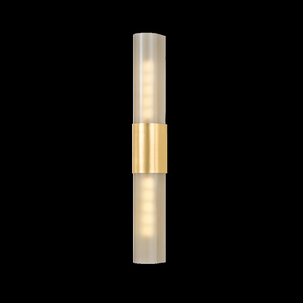 Somersville Wall Sconce, Aged Brass. Picture 1