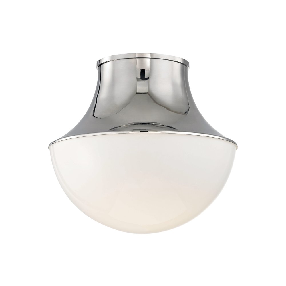 Lettie Flush Mount, Polished Nickel. Picture 1