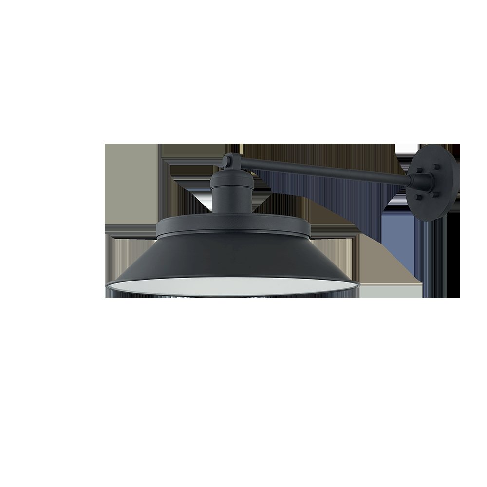 Kaspars Wall Sconce, Texture Black. Picture 1