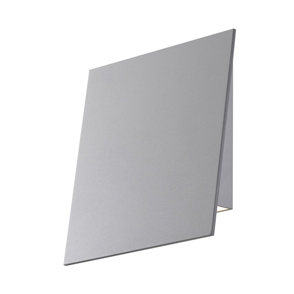 Angled Plane Wall Sconce, Textured Gray. Picture 1