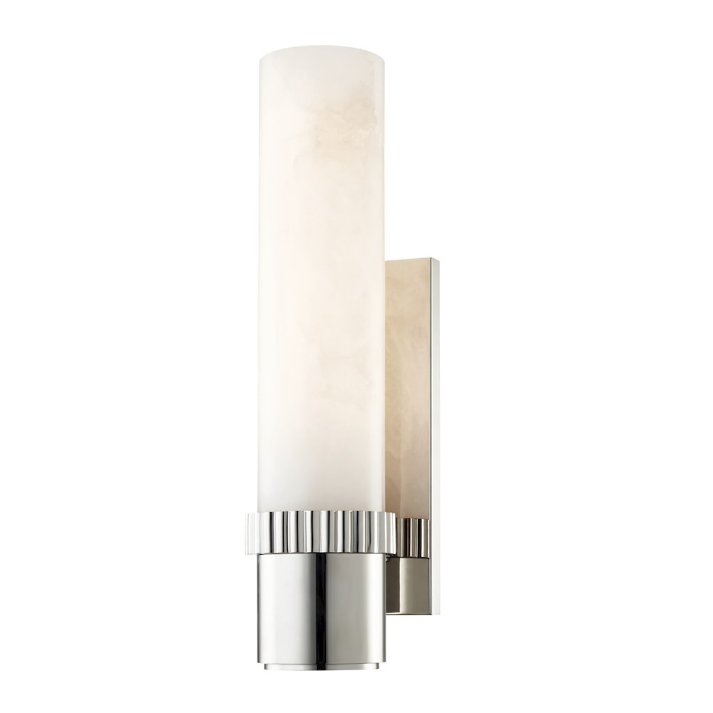Argon Wall Sconce, Polished Nickel. Picture 1