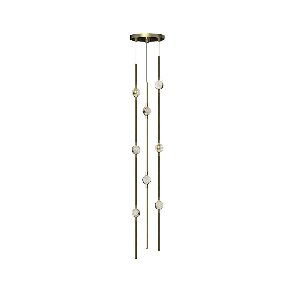 Constellation Pendant, Satin Brass. Picture 1