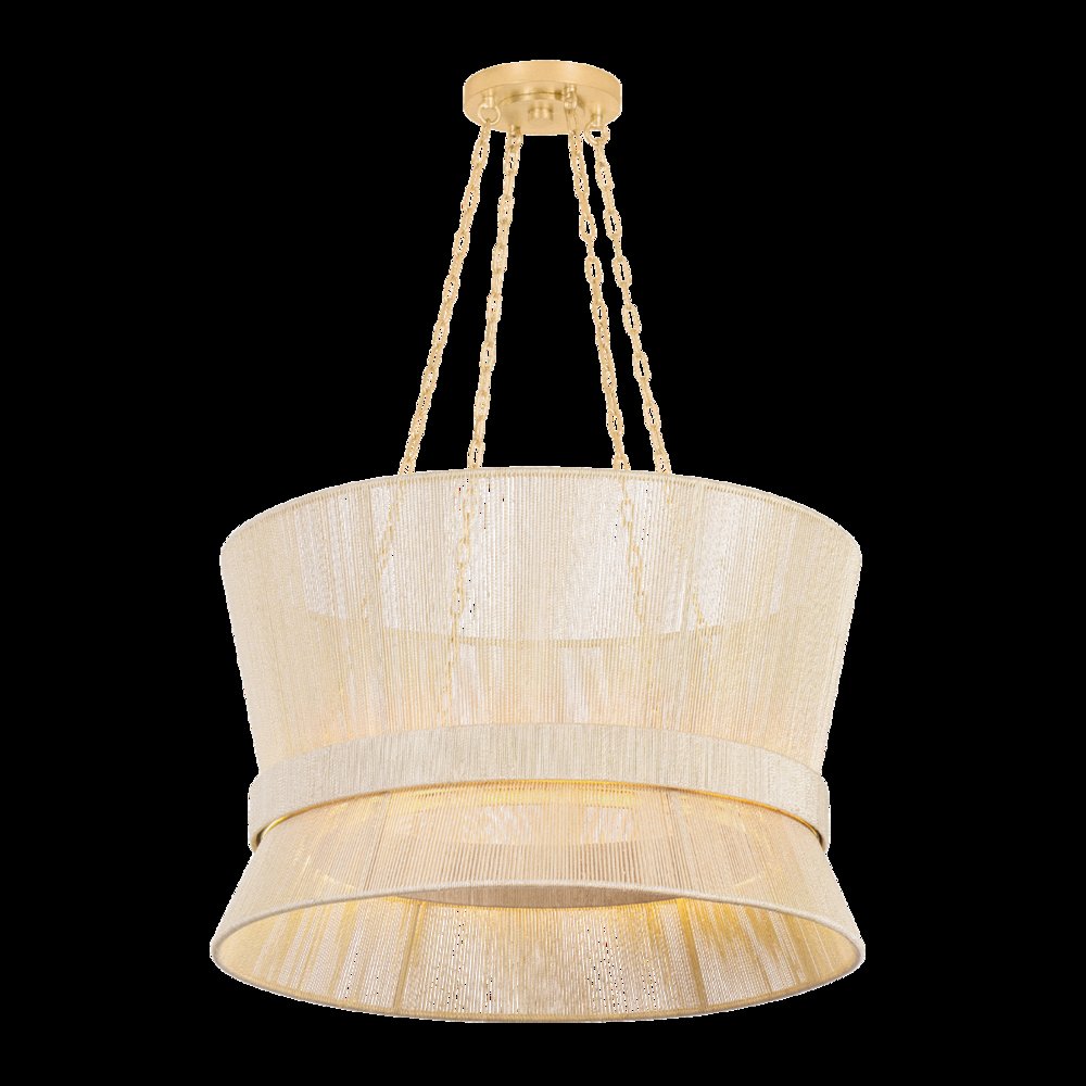 Ocean Hill Pendant, Vintage Gold Leaf. Picture 1