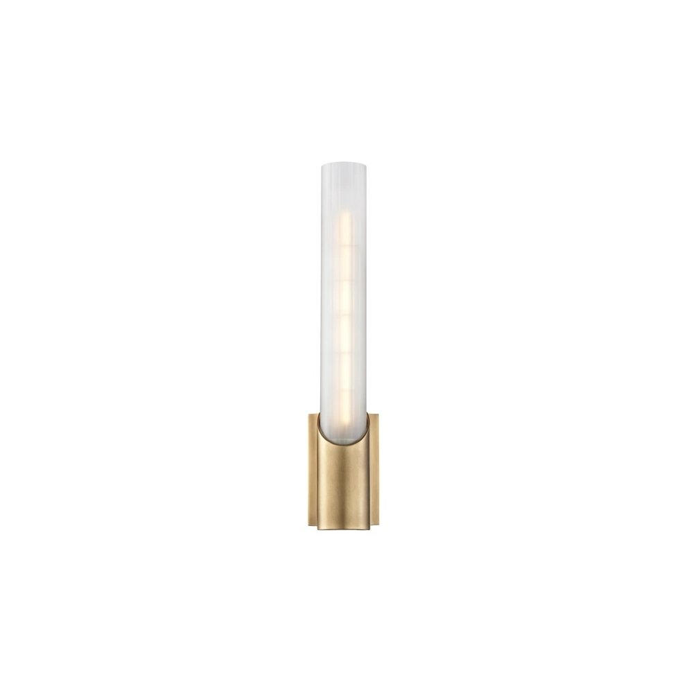 Hanover Semi Flush In Aged Brass Color. Picture 2