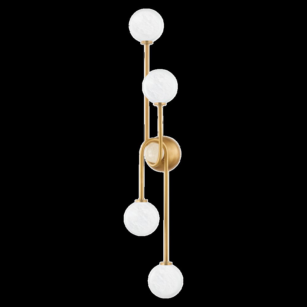 Astro Wall Sconce, Vintage Brass. Picture 1