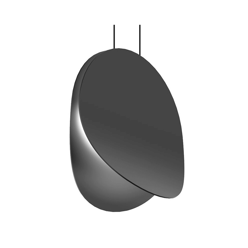 Malibu Discs Pendant, Satin Black. Picture 1