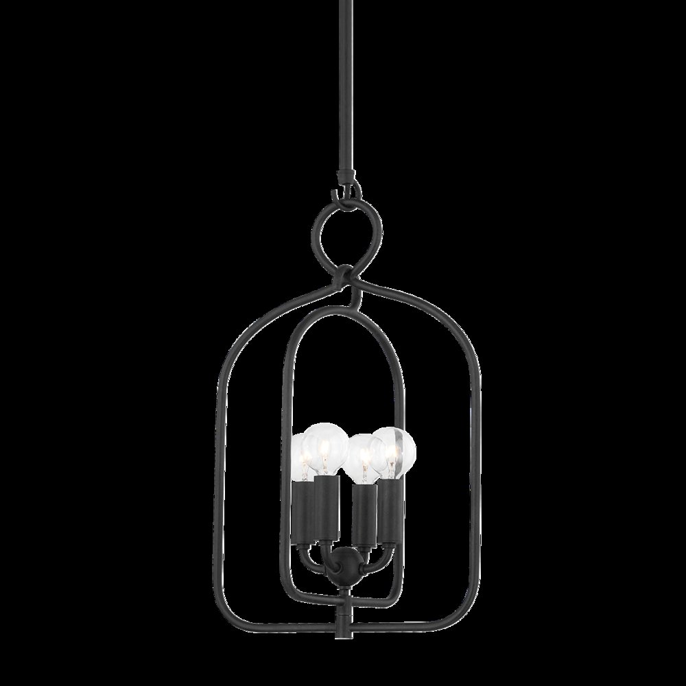 Mallory Pendant, Aged Iron. Picture 1