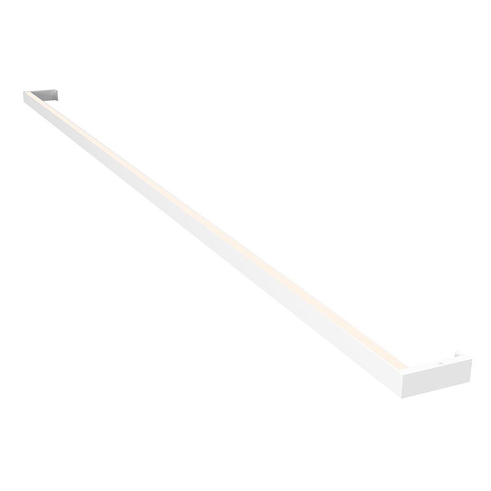 Thin-Line Wall Sconce, Satin White. Picture 1