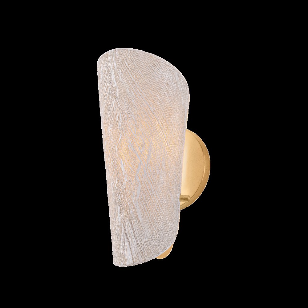 Ken Wall Sconce, Vintage Gold Leaf. Picture 1