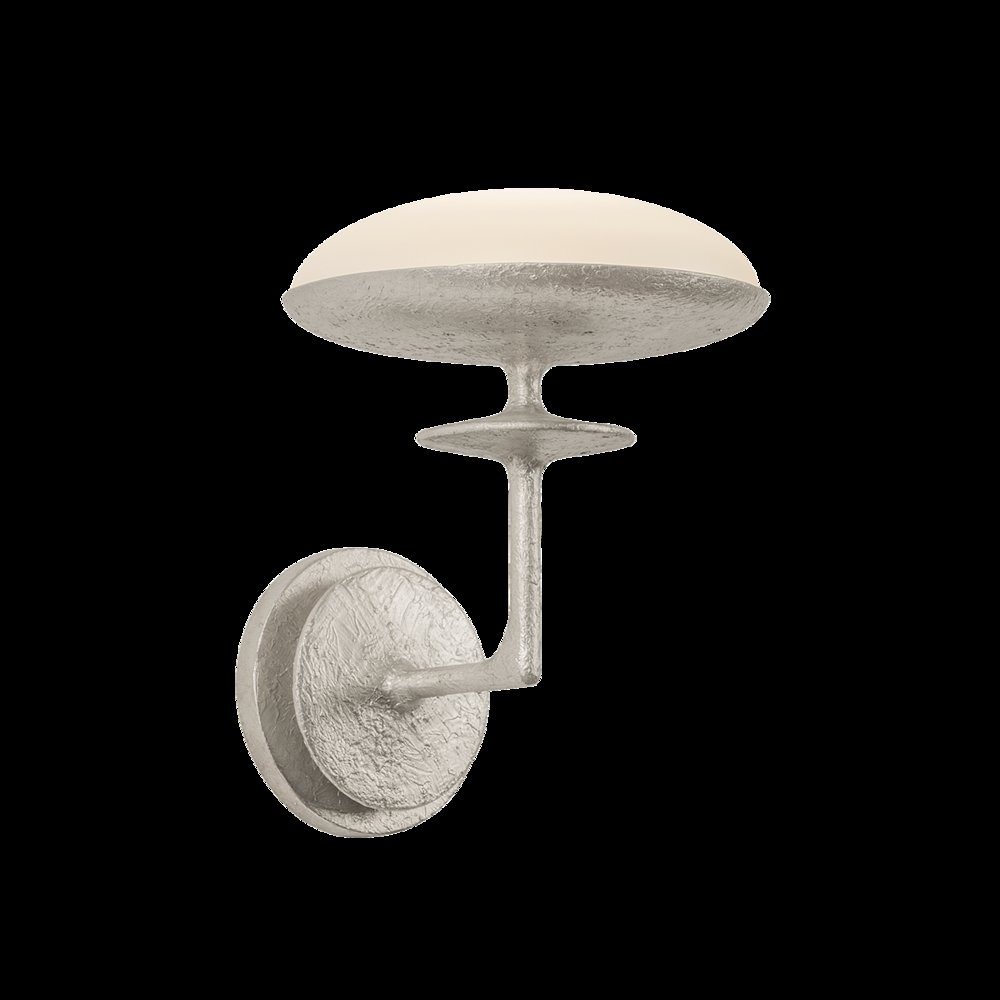 Pacific Wall Sconce, Warm Silver Leaf. Picture 1