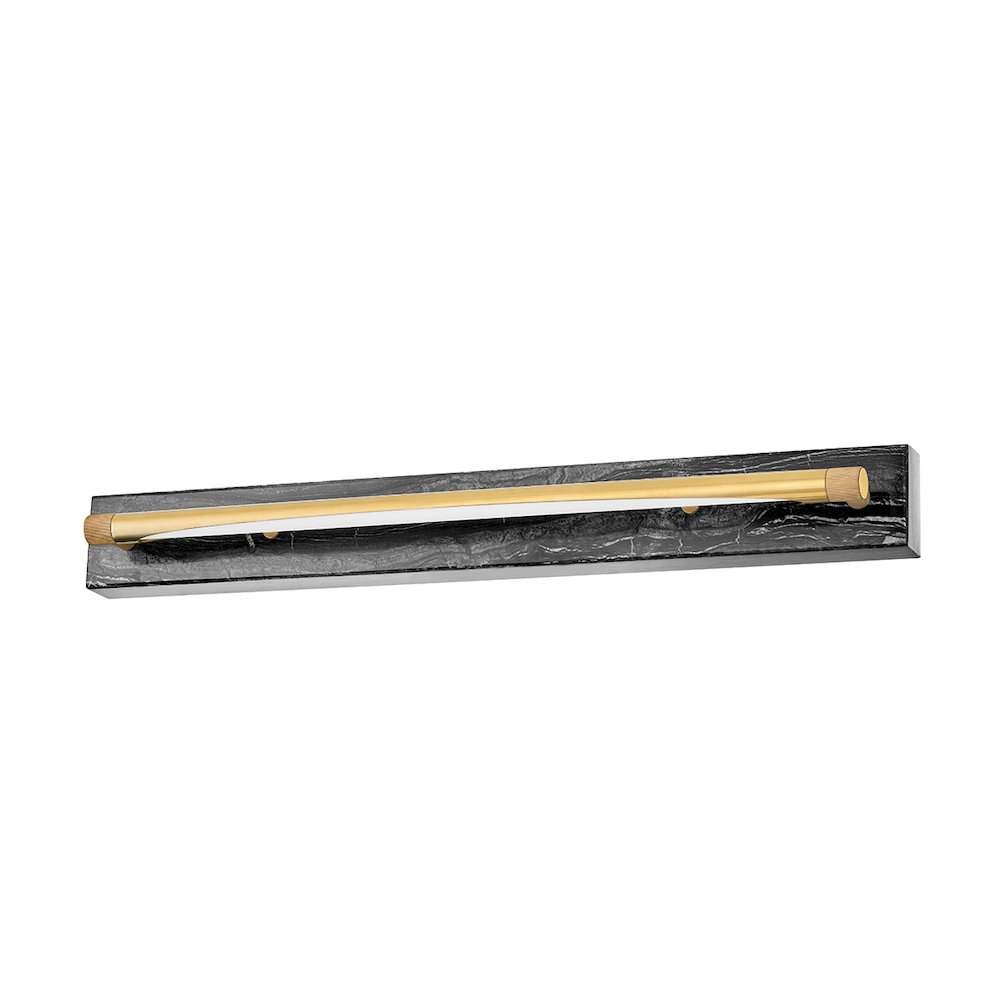 Hayden Wall Sconce, Aged Brass. Picture 1