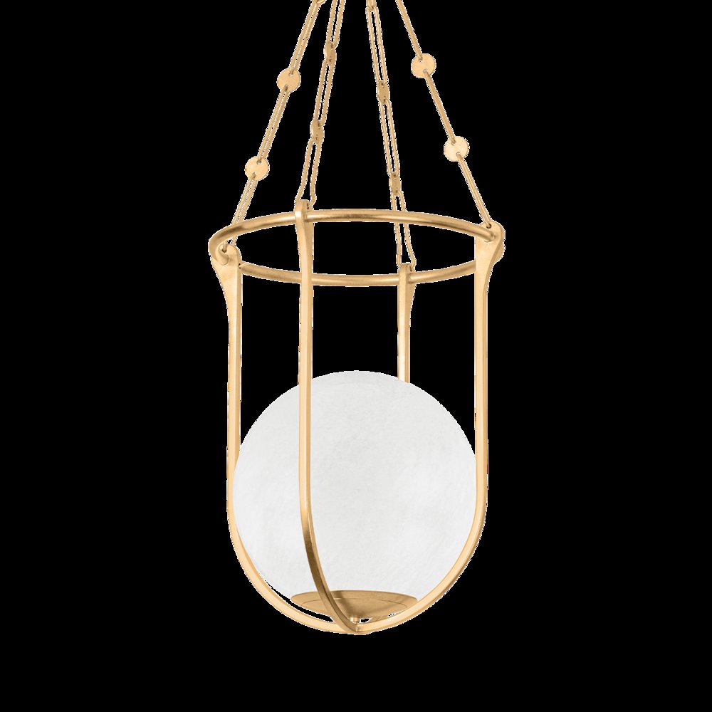 Verbank Lantern, Vintage Gold Leaf. Picture 1