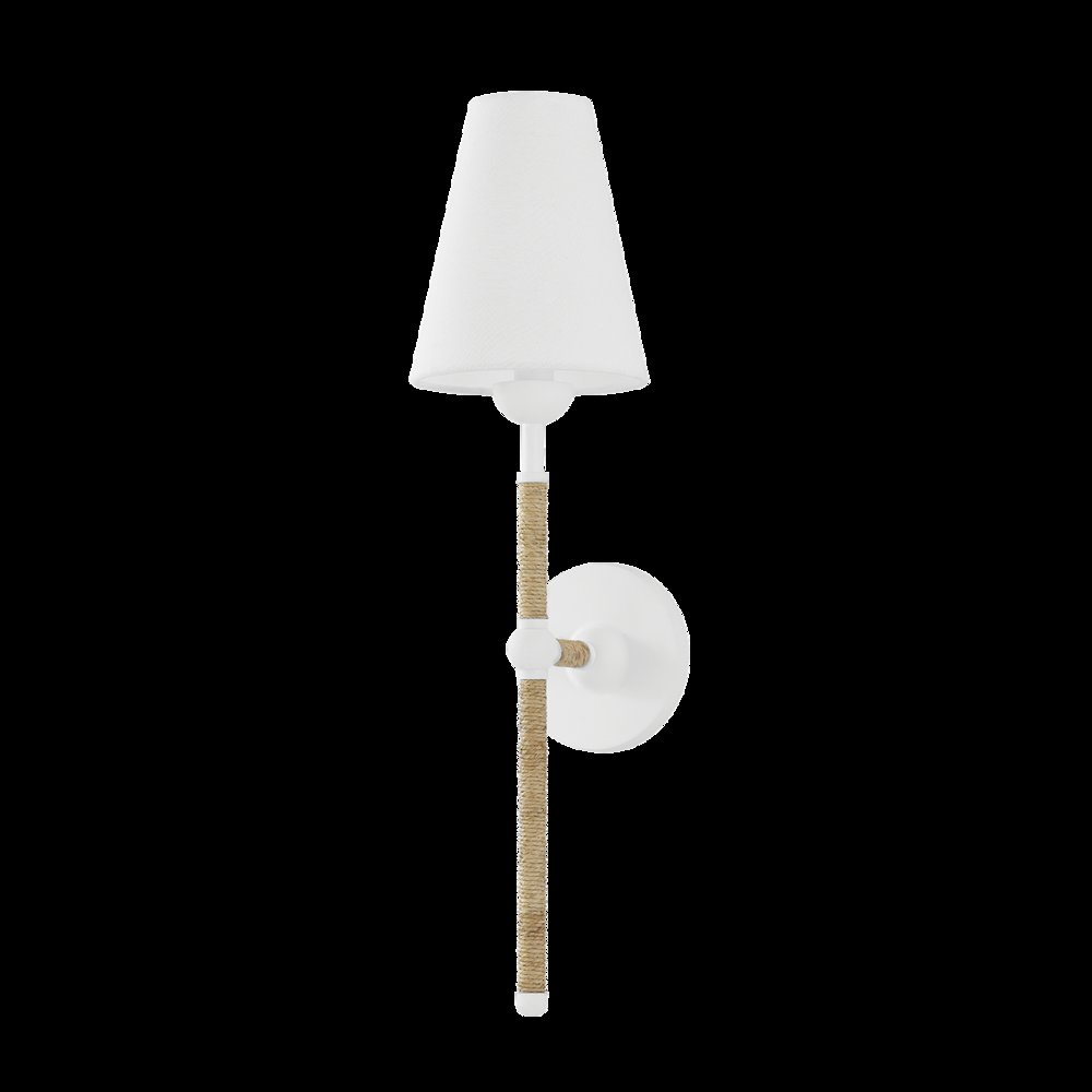 Mariana Wall Sconce, Texture White. Picture 1
