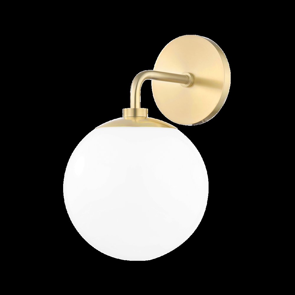 Stella Wall Sconce, Aged Brass. Picture 1