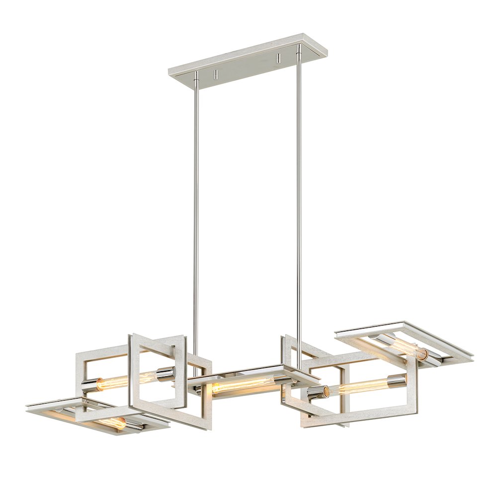 Enigma Linear, Silver Leaf W Stainless Acc. Picture 1