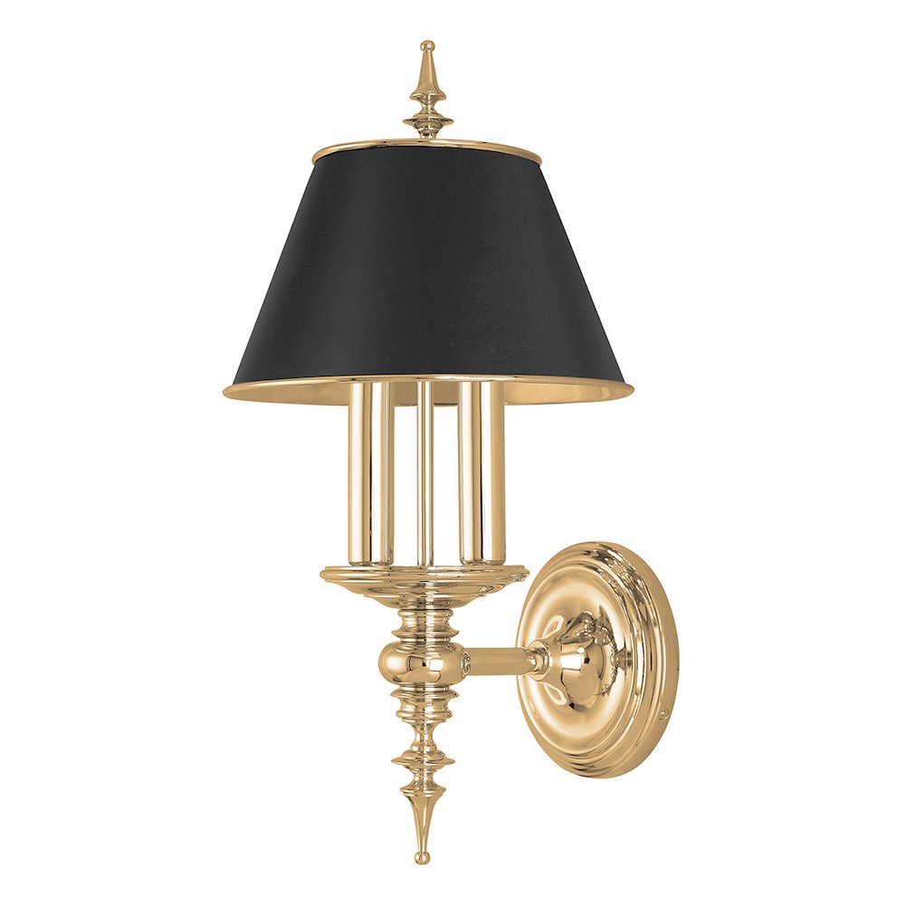 Cheshire Wall Sconce, Aged Brass. Picture 1