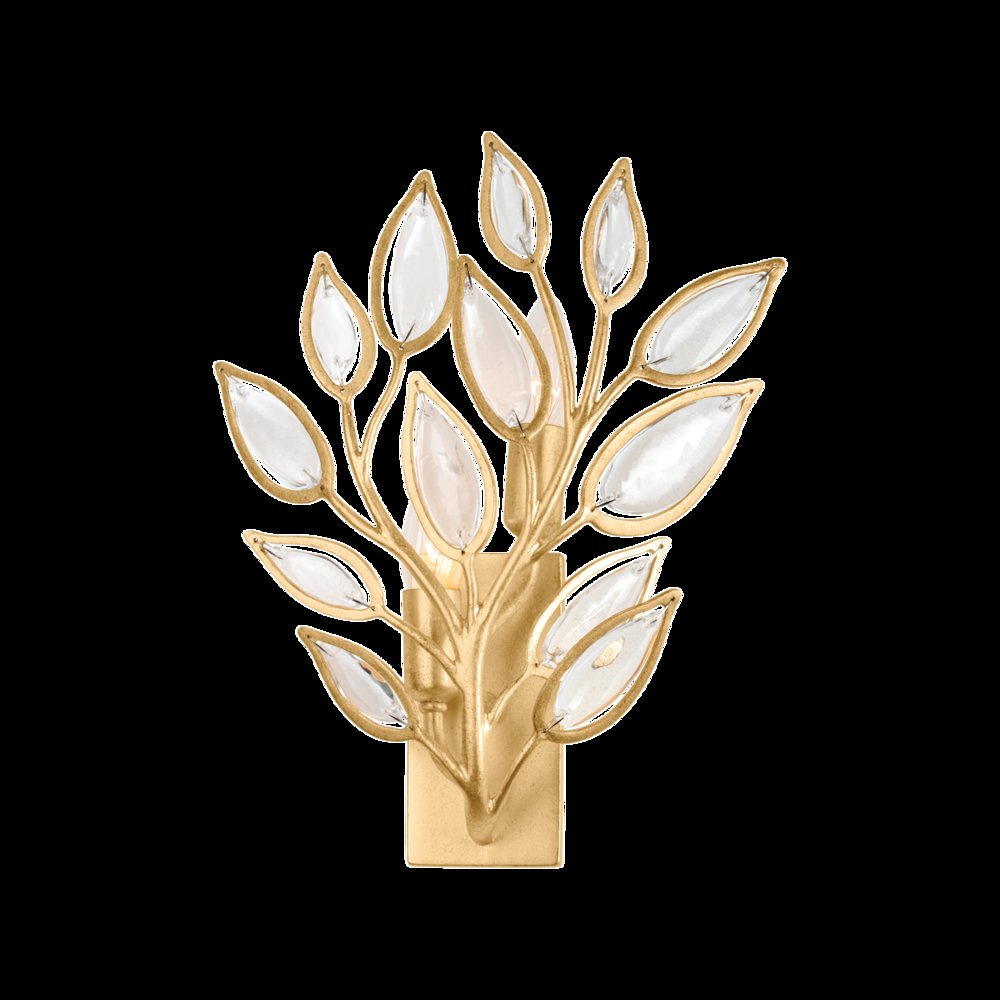 Fairlee Wall Sconce, Vintage Gold Leaf. Picture 1