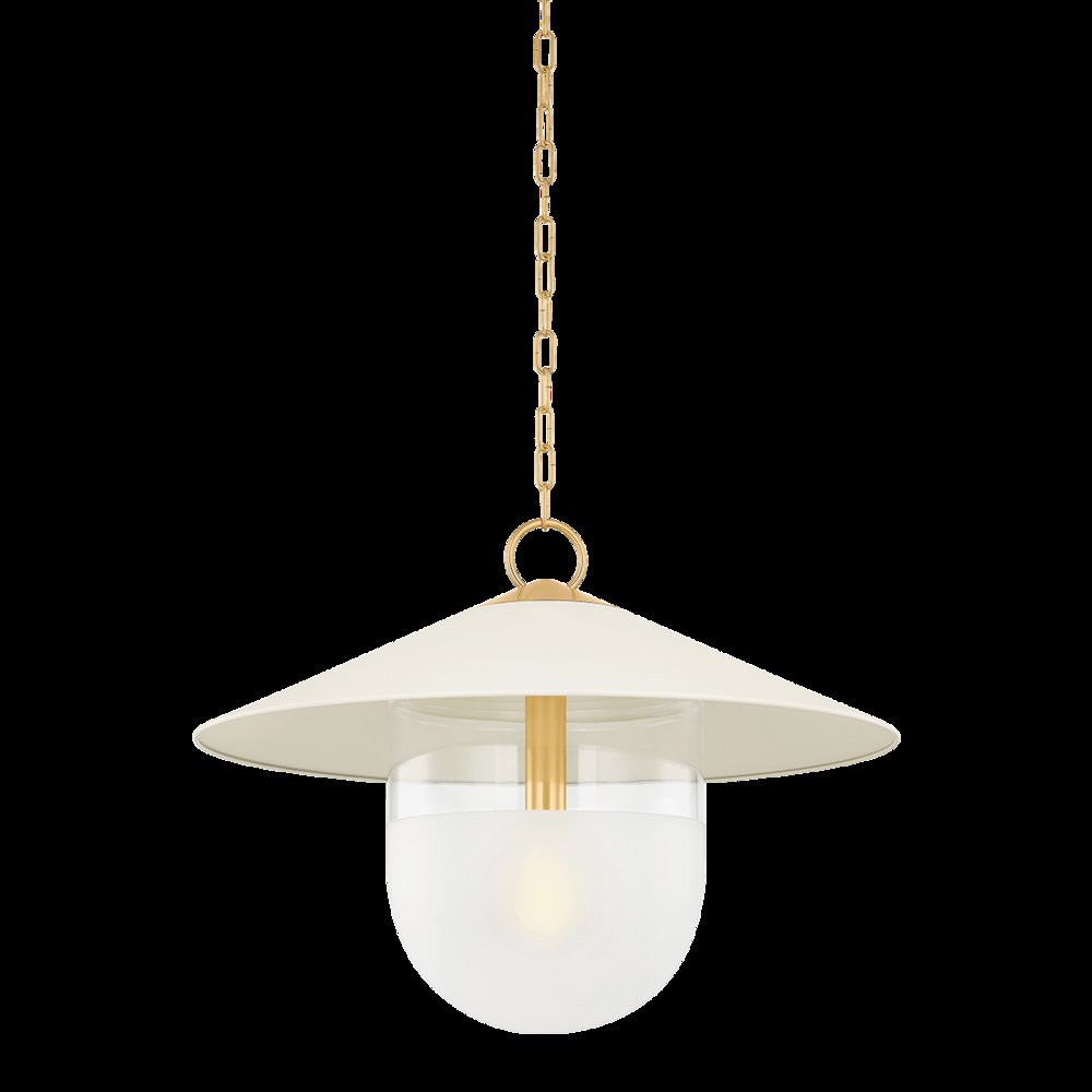 Ressi Pendant, Aged Brass. Picture 1