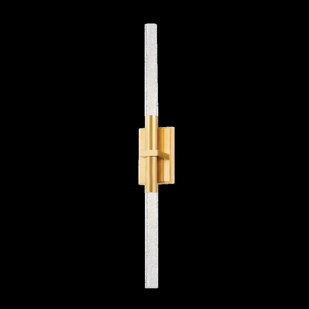 Millerton Wall Sconce, Aged Brass. Picture 1