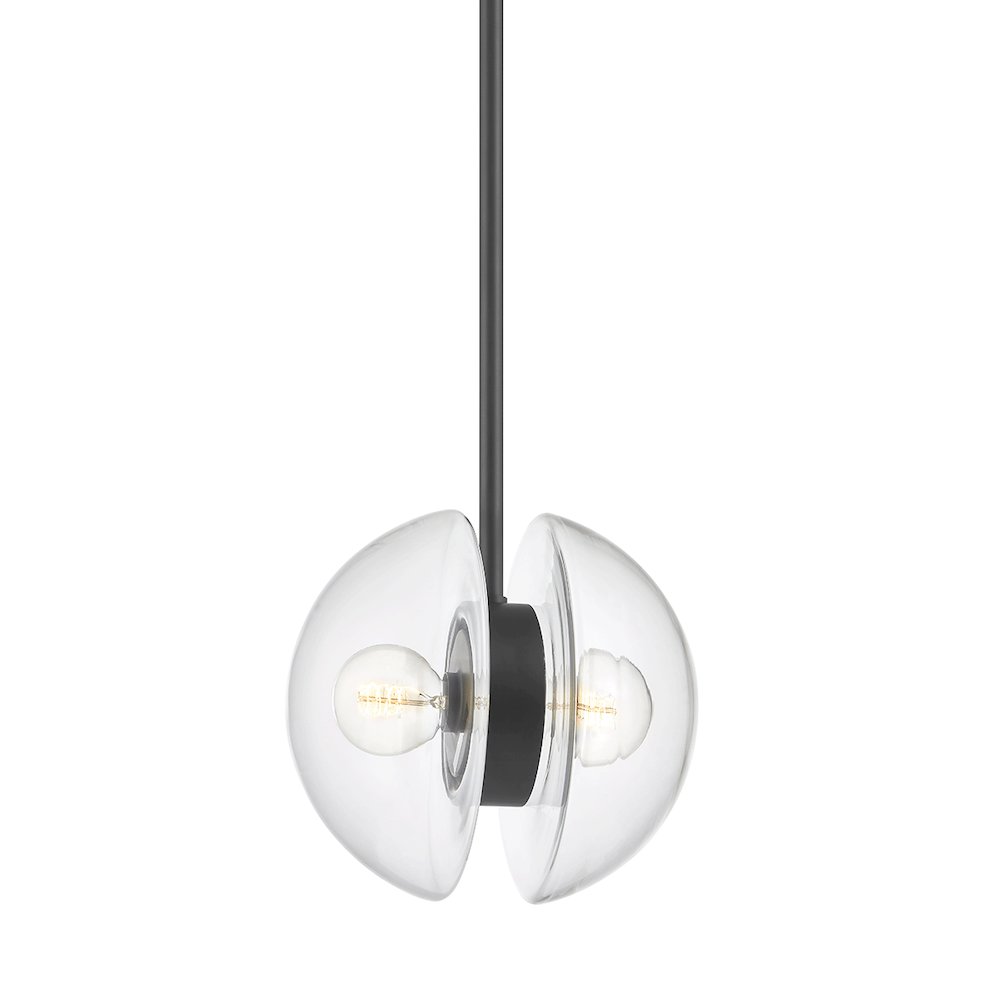 Kert Pendant, Black Brass. Picture 1