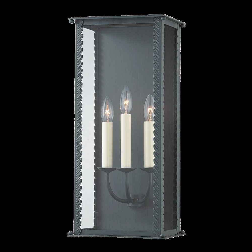 Zuma Exterior Wall Sconce, Verdigris. Picture 1