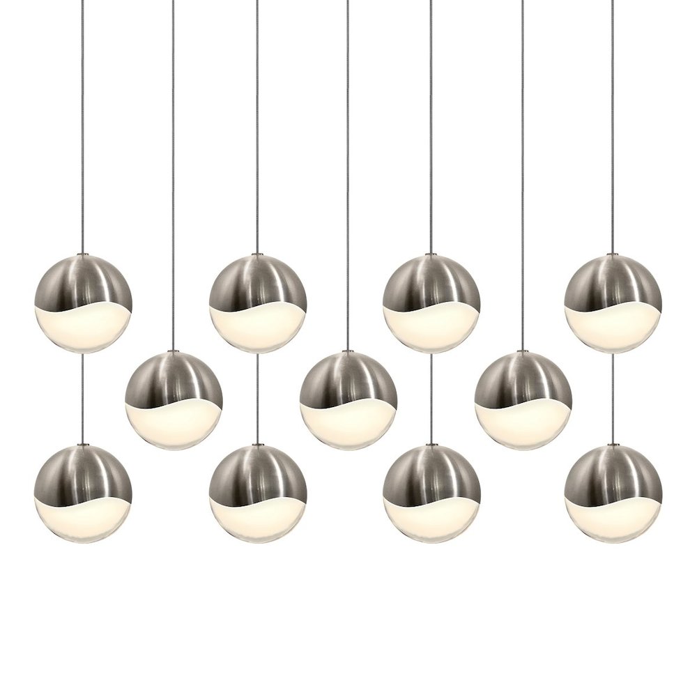 Grapes Pendant, Satin Nickel. Picture 1
