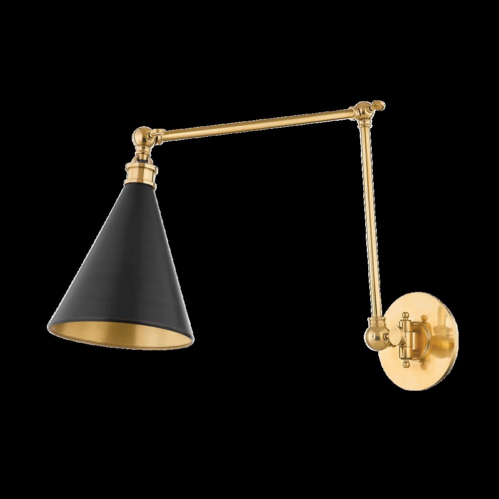 Osterley Wall Sconce, Aged Brass, Distressed Bronze. Picture 1