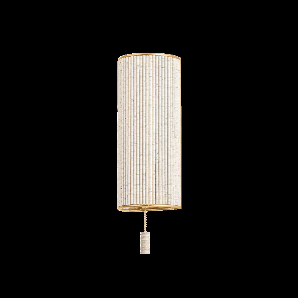 Hampden Wall Sconce, Vintage Gold Leaf. Picture 1
