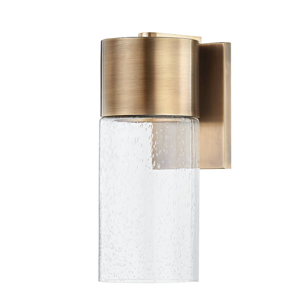 Pristine Exterior Wall Sconce, Patina Brass. Picture 1