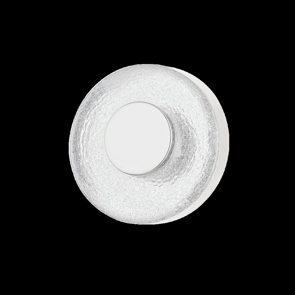 Pearl Wall Sconce, Polished Nickel. Picture 1