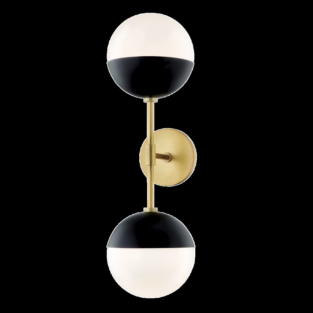 Renee Wall Sconce, Aged Brass. Picture 1