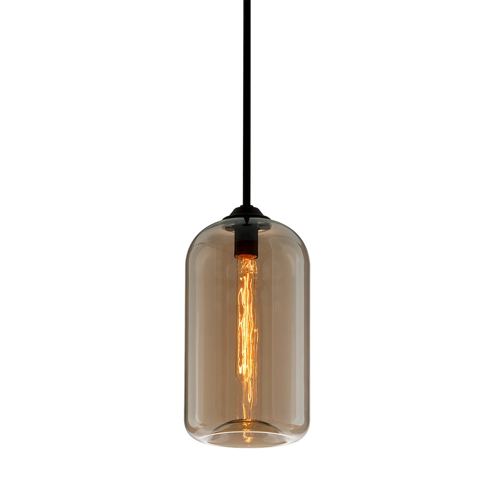 District Pendant, Soft Black. Picture 1