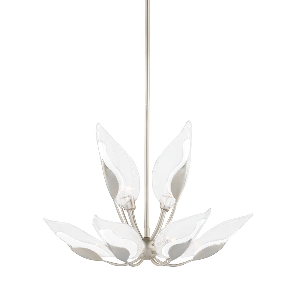 Blossom Chandelier, Silver Leaf. Picture 1
