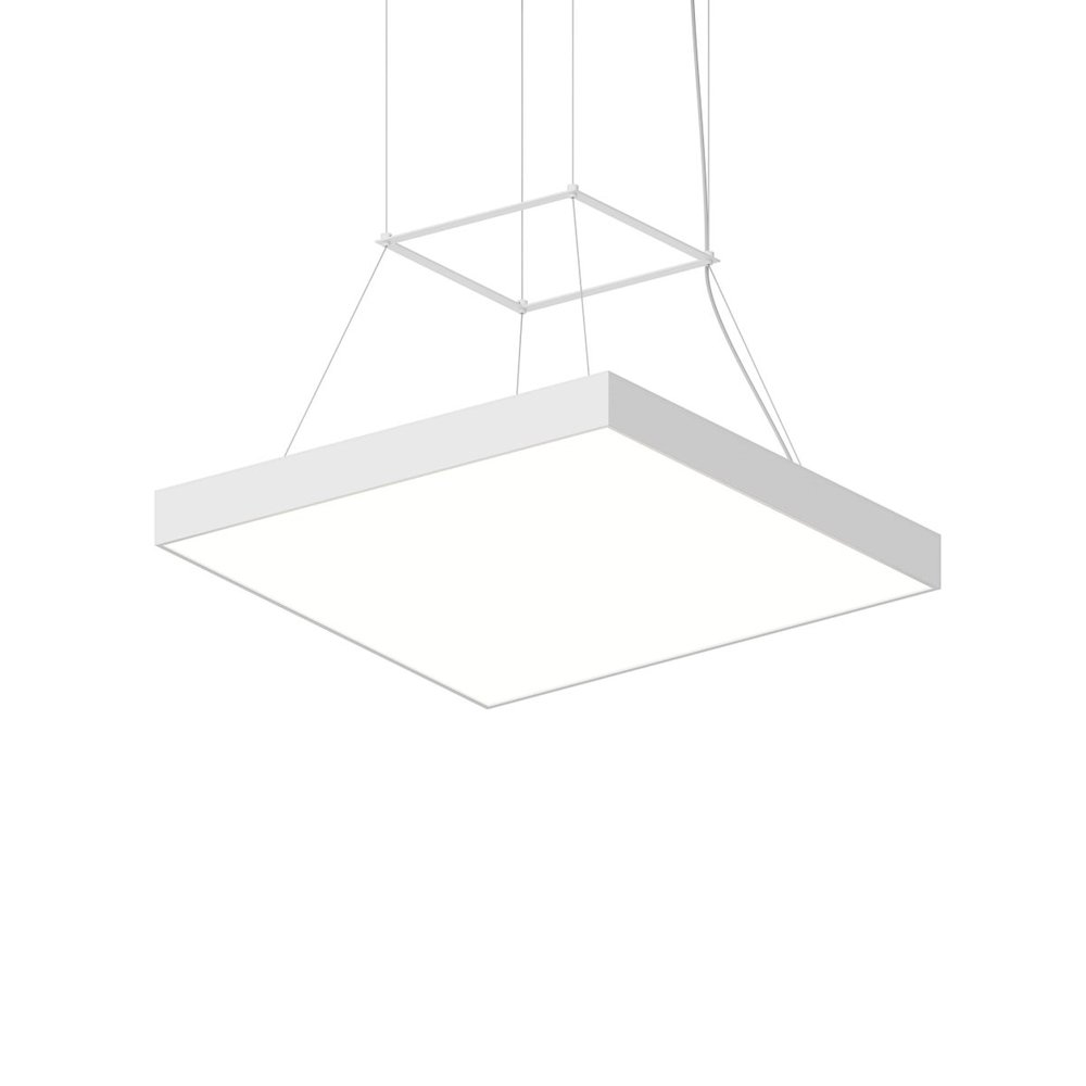 Pi Pendant, Satin White. Picture 1