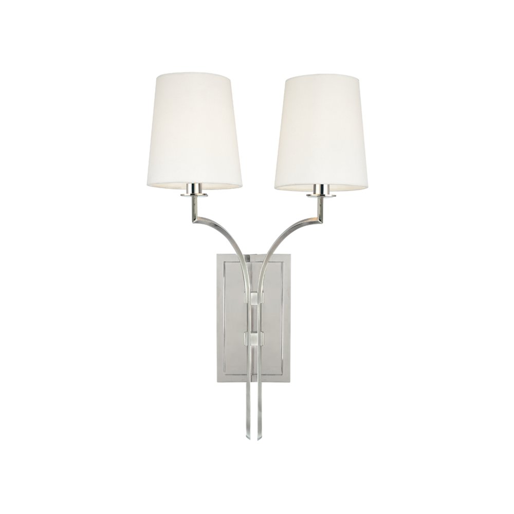 Glenford Wall Sconce, Polished Nickel. Picture 1