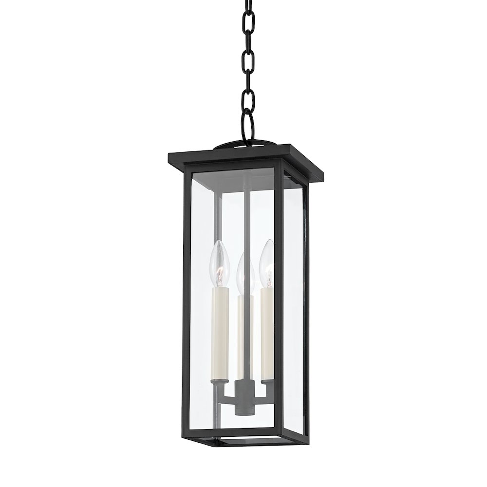 Eden Exterior Pendant, Texture Black. Picture 1