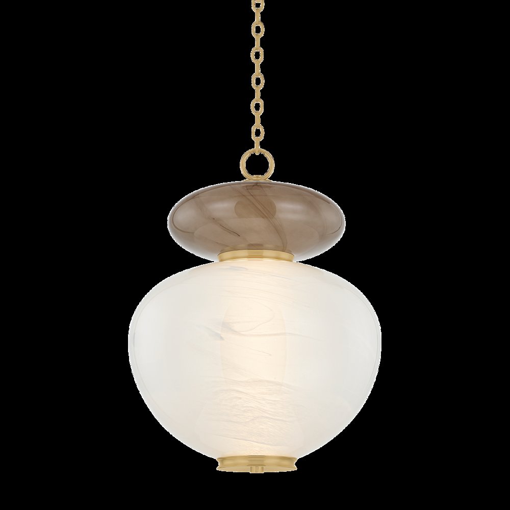 Syros Pendant, Vintage Brass. Picture 1