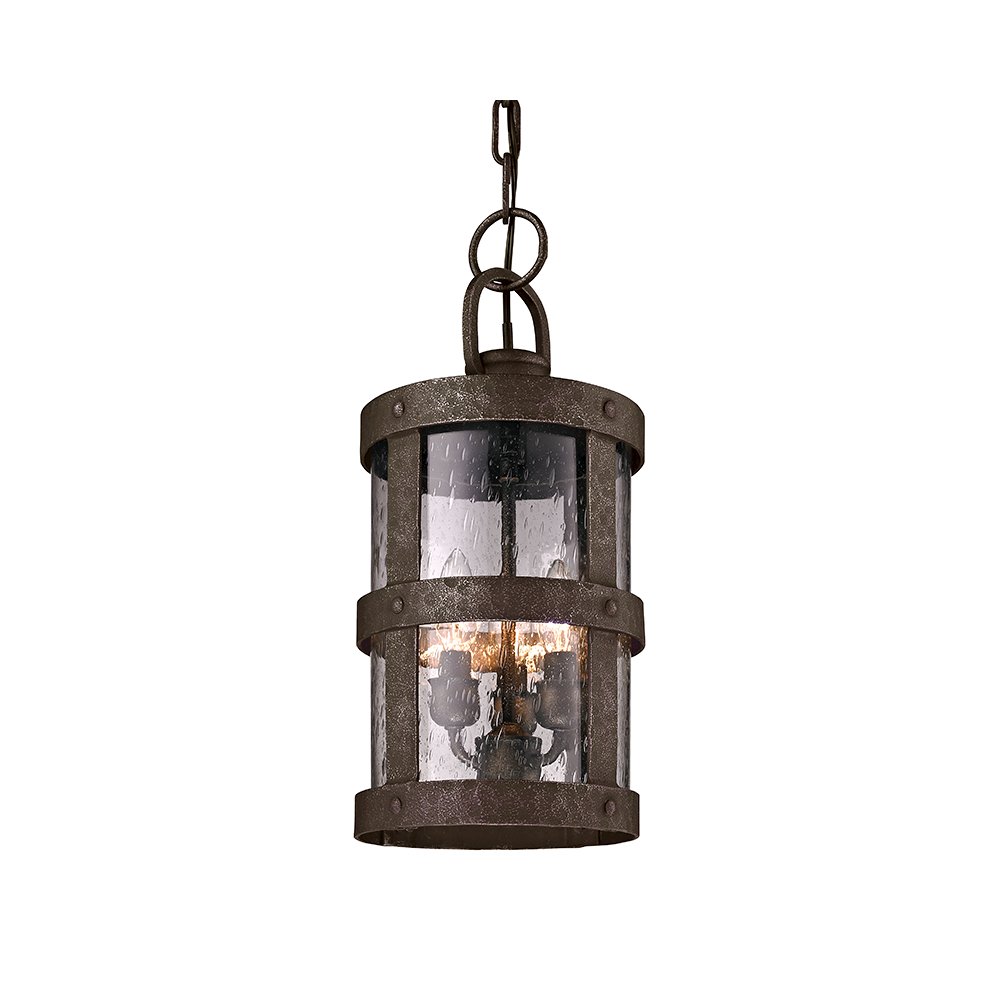 Barbosa Exterior Lantern, Aged Pewter. Picture 1