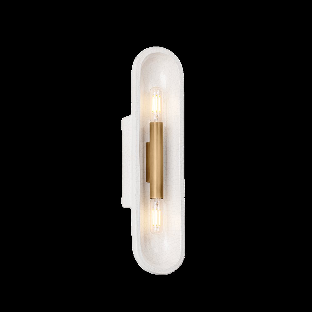 Lane Wall Sconce, Patina Brass. Picture 1