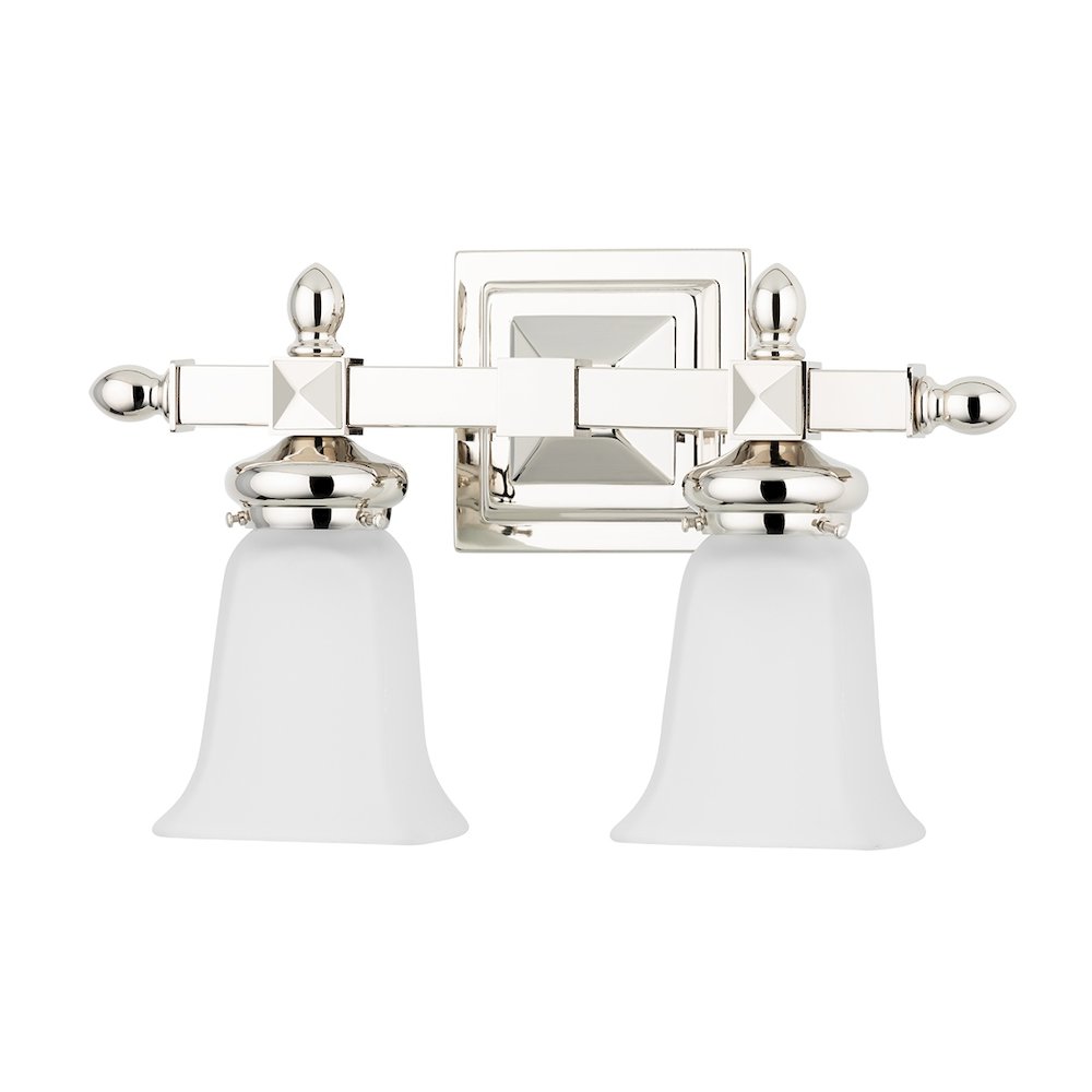 Cumberland Bath And Vanitywall Sconce In Polished Nickel Color. Picture 1