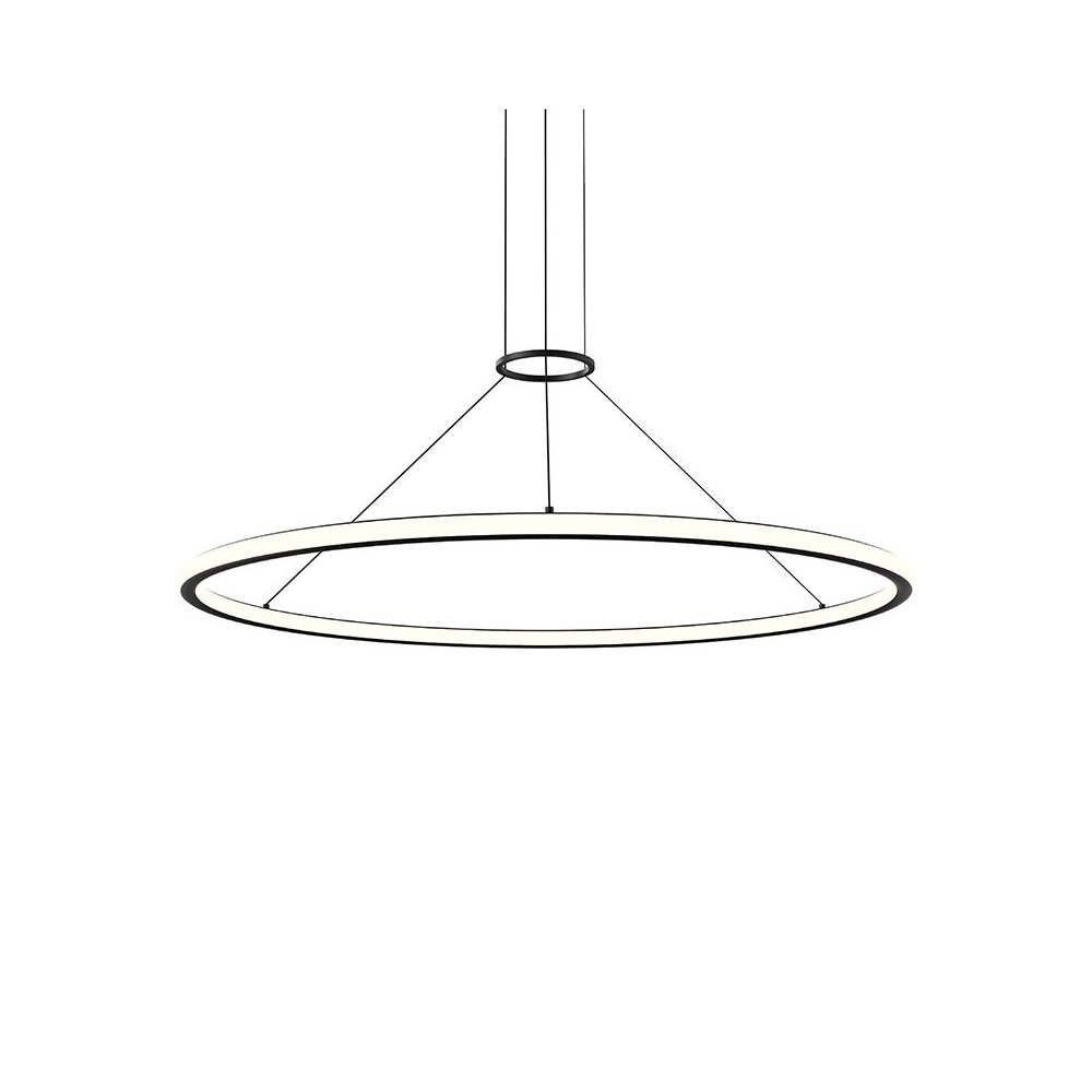 Luna Pendant, Satin Black. Picture 1