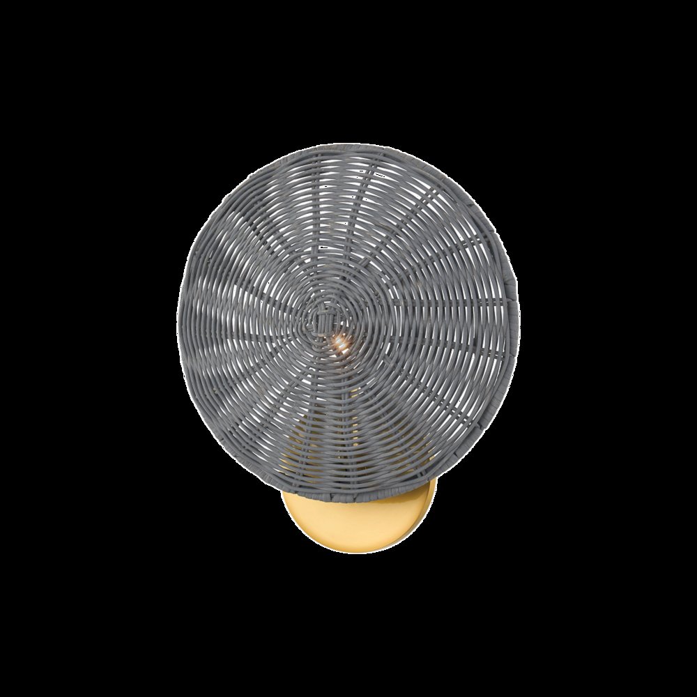 Destiny Wall Sconce, Aged Brass. Picture 1