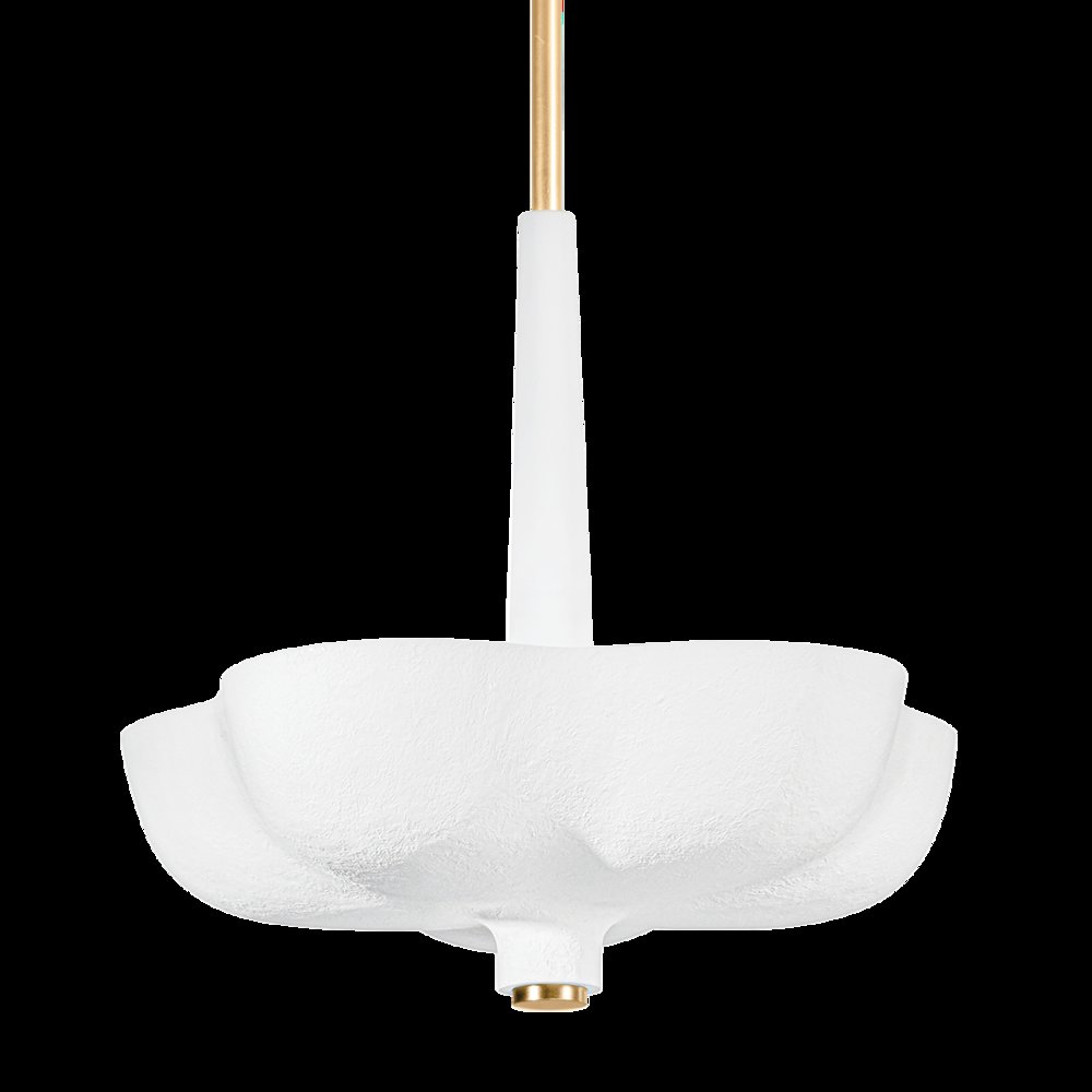 Rimini Pendant, Gold Leaf. Picture 1