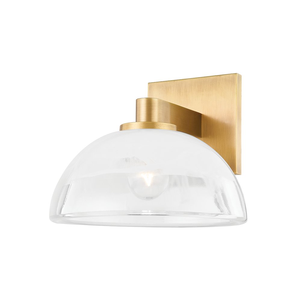 Valen Wall Sconce, Patina Brass. Picture 1