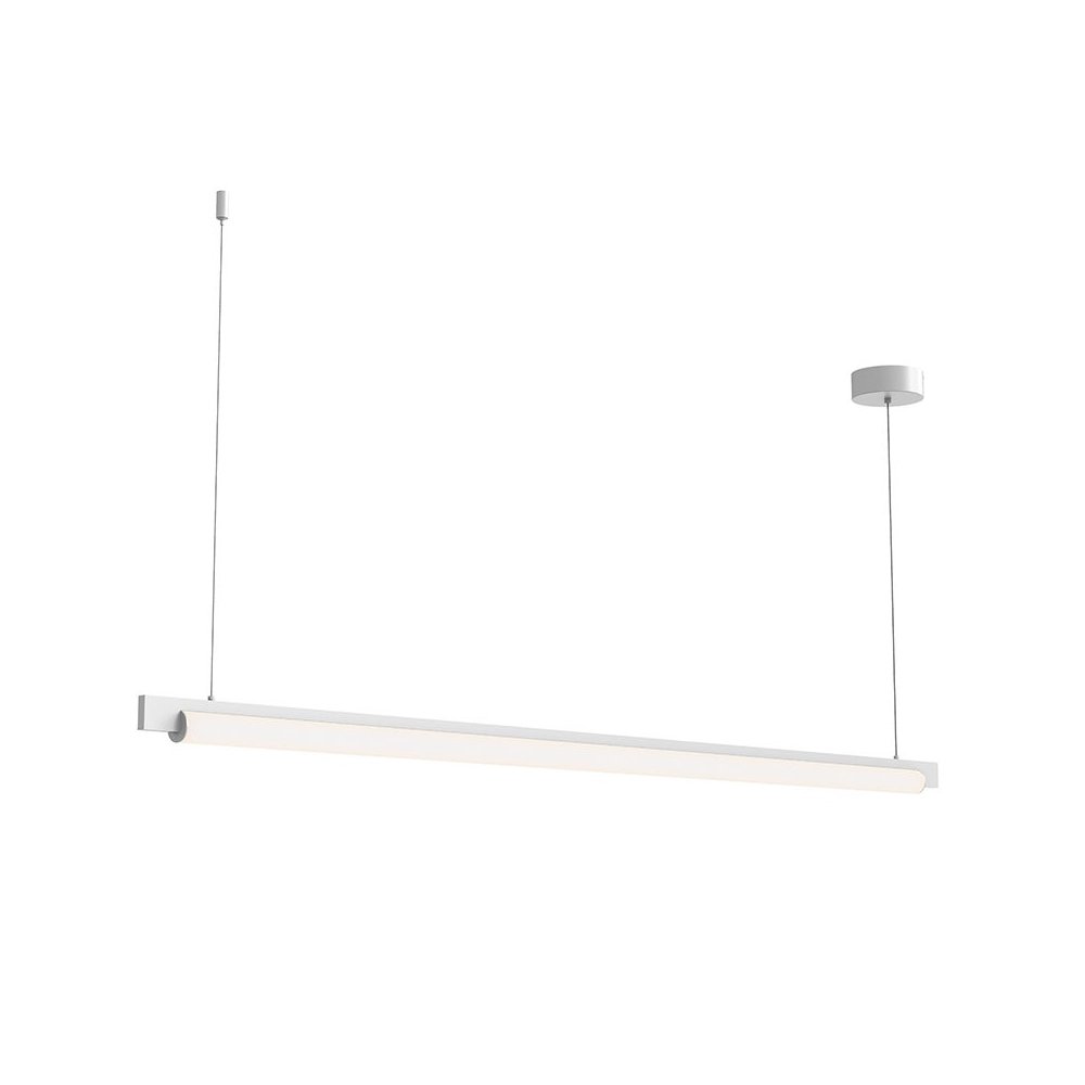 Keel Pendant, Satin White. Picture 1