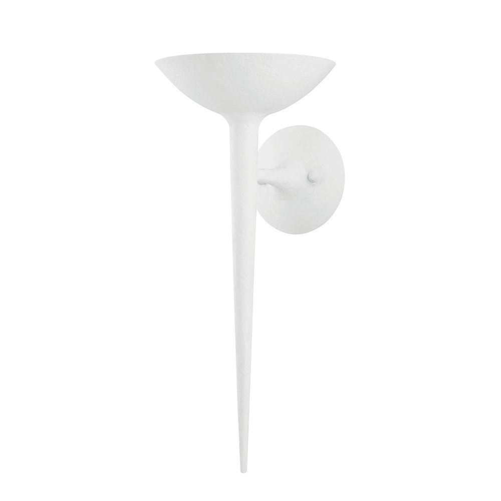Cecilia Wall Sconce, Gesso White. Picture 1