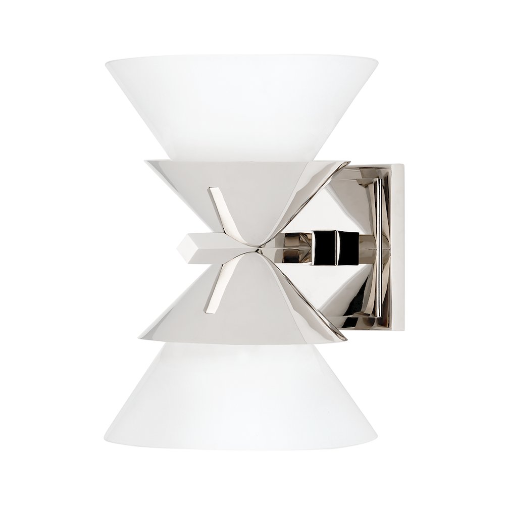Stillwell Wall Sconce, Polished Nickel. Picture 1