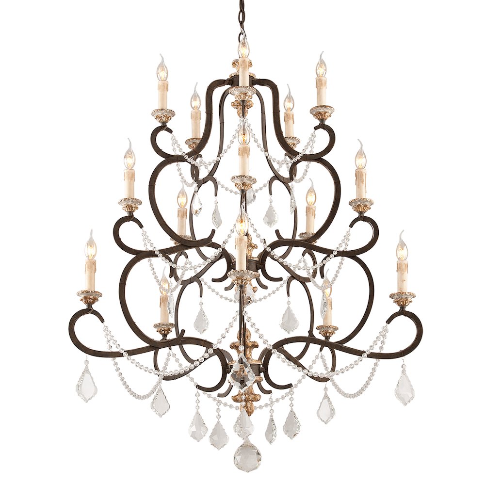 Bordeaux Chandelier, Parisian Bronze. Picture 1